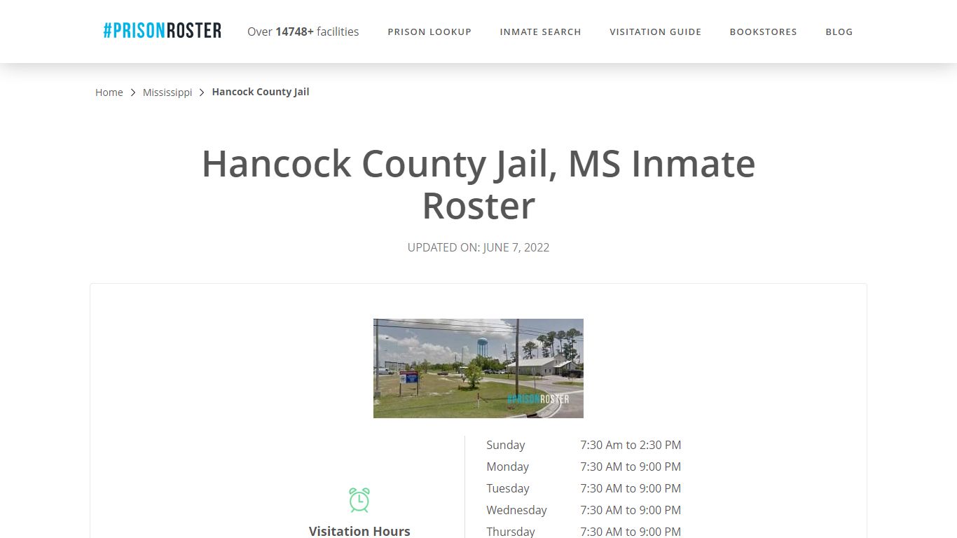 Hancock County Jail, MS Inmate Roster - Prisonroster